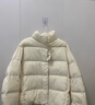 優(yōu)衣庫女裝羽絨茄克/柔軟面料外套夾克25秋冬新款479212 01 乳白色 S 曬單實(shí)拍圖