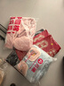 頂瓜瓜女童睡衣套裝冬季三層夾棉加厚法蘭絨甜美可愛(ài)家居服 淺粉色 160  曬單實(shí)拍圖
