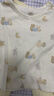 麥拉貝拉【胎柔棉】嬰兒內衣套裝純棉家居睡覺(jué)衣服寶寶秋衣秋褲 象牙白 90 曬單實(shí)拍圖