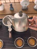 茶皇子純鈦泡茶壺功夫茶具茶水分離沏茶壺套裝配件 純鈦泡茶壺 450ml 曬單實(shí)拍圖
