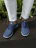 紅蜻蜓（RED DRAGONFLY）男鞋夏季新款透氣男士休閑皮鞋軟底上班工作鞋子男 深藍-四季款 41 運動(dòng)鞋碼 曬單實(shí)拍圖