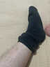 OSKV骨折襪子襪套腳骨秋冬保暖石膏腳套腳踝腳腫受傷術(shù)后護腳護理套襪 黑色（單只裝）46碼 曬單實(shí)拍圖