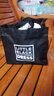 牛津布購物袋超市環(huán)保單肩帆布包旅行大容量便攜可折疊加厚手提包 酷黑色-小號【25.5*9.5*24CM】 曬單實(shí)拍圖