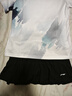 李寧（LI-NING）羽毛球服黑色 女款短裙褲透氣速干裙子 ASKR022-2 黑色 L 曬單實(shí)拍圖