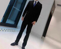 CAIDEN KETCH品牌男裝西服套裝男是2025春秋新款免燙商務(wù)休閑韓版修身正裝外套 高檔黑色 【現(xiàn)貨速達(dá)】 XL 180 （建議136-155斤） 曬單實拍圖