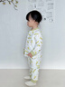 寶寶套裝新生兒衣服嬰兒分體衣40克薄棉秋冬保暖睡衣外出服棉服 字母扁豆 90 【建議24斤內】 曬單實(shí)拍圖