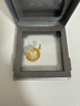 周大福星星攬月星月織夢(mèng)大版足金黃金吊墜女EOF2050新年禮物 約3.8g計價(jià)(工費520) 曬單實(shí)拍圖