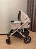 UPPAbabyVISTA V3高景觀(guān)嬰兒車(chē)雙向 可坐可躺折疊 新生兒寶寶推車(chē) 粉色【含睡籃】 曬單實(shí)拍圖