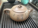 璽翰雅（ROYHOYE）宜興紫砂壺家用泡茶壺戴晨光純手工云閑石瓢壺家藏原礦老紫泥茶器 云閑石瓢 220ml 曬單實(shí)拍圖