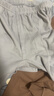 貓人兒童內衣套裝純棉男童秋衣秋褲半高領(lǐng)青少年打底內衣 淺灰 160 曬單實(shí)拍圖