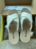 木林森舒適涼拖女夏季外穿女鞋拖鞋女時(shí)裝拖鞋女沙灘拖鞋女 米 37  曬單實(shí)拍圖