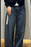 優(yōu)衣庫女裝男裝寬松廓形牛仔褲/彎刀鐮刀褲子25秋冬新款479000 479000/67海藍色 25 /160/64A 曬單實(shí)拍圖