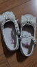 芭比童鞋女童春秋珍珠水晶鞋水鉆女孩時(shí)裝皮鞋舞臺DA6719 米白  29  曬單實(shí)拍圖