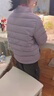 鴨鴨兒童羽絨服2025秋冬季新款男女童學(xué)生中大童裝輕薄外套KX 藕粉色 140 曬單實(shí)拍圖
