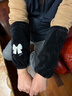 套袖加肥加大寬松版袖套女上班耐臟女士純棉套袖高顏值羽絨服防污 一雙/黑色 曬單實(shí)拍圖