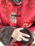 俞兆林老年人冬裝棉服女奶奶本命年過(guò)年衣服紅色唐裝棉衣外套老太太棉襖 紅色[加絨上衣+加絨褲] 3XL [建議115-130斤] 曬單實(shí)拍圖