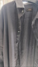 雅戈爾（YOUNGOR）長(cháng)袖襯衫男復合面料中間含羽絨保暖襯衫發(fā)熱抗菌溫暖加倍2025新品 灰色條子VLBN119680DBY 42 （180/100Y） 曬單實(shí)拍圖