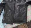 JEEP SPIRIT海寧頭層牛皮真皮夾克皮衣海寧男士加絨加厚皮毛一體中年爸爸裝冬 官方旗艦立的領(lǐng)黑色皮毛一體 S 165/84A 曬單實(shí)拍圖
