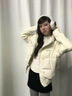 詩(shī)丹蕊韓版波點(diǎn)設計甜美針織拼接棉服棉衣面包2025冬季新款短款保暖外套 波點(diǎn)針織 均碼 【可備注碼數】 曬單實(shí)拍圖