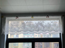 電動(dòng)三輪車(chē)遮陽(yáng)紗簾遮擋蕾絲簾免打孔魔術(shù)貼自粘貼防塵防曬裝飾簾 130*40CM （一片裝短簾） 曬單實(shí)拍圖