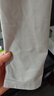 以純（YISHion）純棉長(cháng)袖t恤男半高領(lǐng)秋冬季內搭打底衫全棉中領(lǐng)小衫純色白色秋衣 M06白色 XL (適合120-140斤) 曬單實(shí)拍圖