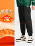 安踏兒童褲子男大童裝25年冬季新款加絨保暖潮流膚暖絨運動(dòng)長(cháng)褲 夢(mèng)幻黑-3 150 曬單實(shí)拍圖