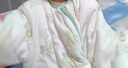 童泰（TONGTAI）嬰兒睡袋純棉恒溫寶寶雙層長(cháng)袖連體睡衣男女童防驚跳防踢被 綠色-暖姜【冬季加厚 室溫0-15℃】 L【適合身高80-95cm】建議年齡1.5-3歲 曬單實(shí)拍圖