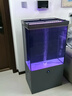 福路康邊幾魚(yú)缸客廳家用2026新款超白玻璃免換水族箱過(guò)濾落地一體柜智能 灰色左開(kāi)門(mén)【可遙控13色燈光】 60x40x118cm(送全套設備+濾材) 曬單實(shí)拍圖
