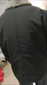 羅蒙派克服男仿貂皮大衣整貂內膽皮毛一體尼克服外套中老年短款皮草大 黑色外套 卡其色貂絨 M 100斤以下 曬單實(shí)拍圖