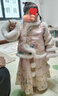 妮莎倍兒女童馬面裙套裝國風(fēng)冬季2025新款兒童格格服漢服冬款 粉色 120 曬單實(shí)拍圖