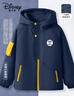 迪士尼（Disney）童裝兒童加厚外套2025冬季新款卡通戶(hù)外中大童冬裝上衣女男童棉服 迪奇圓形魔術(shù)貼K藏青 150 曬單實(shí)拍圖