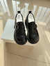 百麗（Belle）張凌赫推薦黑巧樂(lè )福鞋女商場(chǎng)款牛皮厚底jk鞋E1Z1DCM5 黑色 38 曬單實(shí)拍圖