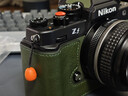 攝侶尼康ZF相機包Z5二代z63代底座z50z6z7二代保護套nikonZ30相機套z5保護殼Z6III半套ZFC皮套肩帶配件 ZF復古綠真皮底座 曬單實(shí)拍圖