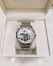 瑞士正品男表全自動(dòng)機械表防水十大名牌專(zhuān)用男士手表 本色白面-新升級版-精美禮盒 41mm 曬單實(shí)拍圖