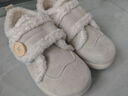 啄木鳥(niǎo)加絨勃肯鞋女25年冬季新款小白鞋皮毛一體棉鞋防滑百搭保暖雪地靴 米白色 37 (235mm) 曬單實(shí)拍圖