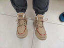 爾克鴻星爾克男鞋25冬季加絨加厚保暖雪地靴運動(dòng)休閑鞋馬丁靴棉鞋 DZ001卡其+DZ001黑色2雙裝 加絨 41 (255mm) 曬單實(shí)拍圖