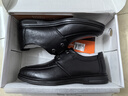 強人3515新款皮鞋舒適簡(jiǎn)約頭層牛皮透氣單皮鞋男鞋系帶款時(shí)尚男鞋 黑色 41 曬單實(shí)拍圖