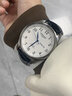 LONGAIES26年瑞士正品浪名匠情侶手表一對機械表防水時(shí)尚名牌男女士手表 L791本色白面黑皮男 曬單實(shí)拍圖