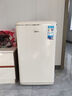 美的小冰箱迷你復古小型冰箱家用宿舍節能美妝面膜飲料柜冷藏冰吧 新品46升復古單開(kāi)門(mén)奶酪小方 【重磅新品】新品113升雙溫小冰箱 曬單實(shí)拍圖