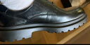 奧康（Aokang）牛皮圓頭德比鞋英倫商務(wù)正裝皮鞋婚鞋黑色40碼 曬單實(shí)拍圖