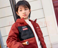 安踏兒童輕薄羽絨服男女童裝25年冬季新款保暖輕薄舒適管道羽絨外套 深邃紅-2 絨子含量85% 170 充絨量70g 曬單實(shí)拍圖