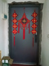 星密途中國結福字風(fēng)水掛件桃木掛飾鎮宅高檔客廳玄關(guān)喬遷之喜搬家禮物 【三件套】升級特大號-滿(mǎn)圈玫瑰20朵-四季平安家 新房布置過(guò)年高檔大氣中國紅 曬單實(shí)拍圖