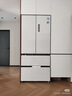 美的（Midea）M60系列520純平全嵌法式多門(mén)四開(kāi)門(mén)家用冰箱超薄雙系統循環(huán)大容量無(wú)霜BCD-520WUFPZM(E)白國家補貼 曬單實(shí)拍圖