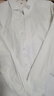 EAEOVNI長(cháng)袖襯衫男士白色襯衣男大碼胖子正裝修身抗皺職業(yè)工裝面試工作服 純白色【快速到貨】 44 【170-185斤】 曬單實(shí)拍圖