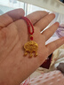 六福珠寶 黃金吊墜小福鎖福滿(mǎn)傳家足金寶寶周歲禮 計價(jià) 約6.90克 曬單實(shí)拍圖