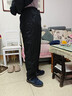CLOR羊羔絨褲子男士秋冬季加絨加厚保暖休閑運動(dòng)直筒褲CL45JR黑色2XL 曬單實(shí)拍圖