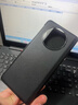 xoomz適用華為matex5手機殼mate X5保護套防摔超薄全包鏡頭折疊屏典藏版智能翻蓋真皮 【羽砂黑】頂奢牛皮 | 智能視窗 曬單實(shí)拍圖