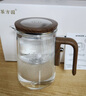 久堂全玻璃飄逸杯泡茶壺耐熱高端無(wú)桿磁吸一鍵過(guò)濾茶水分離杯泡茶神器 大號-透明FY720零桿泡茶壺800ML 曬單實(shí)拍圖