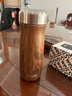 S'WELL木紋系列保溫杯男女高顏值不銹鋼水杯辦公家用杯子送禮定制團購 【爆款推薦】柚木寬口杯470ml 曬單實(shí)拍圖