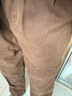 森馬（Semir）王安宇同款丨休閑褲男25冬磨毛寬松闊腿男褲通勤褲子109725127106 曬單實(shí)拍圖